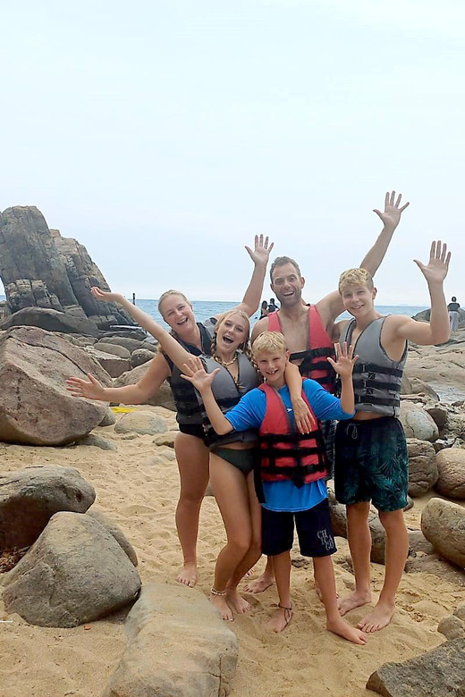 Amazing Snorkeling at Cham Island - First snorkel site around 10:00am: coral and colorful fish time