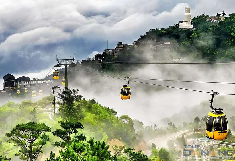 Da Nang: Bana Hills Full-Day Experience with Buffet Lunch - French Village, flower gardens, and Linh Ung pagoda stops