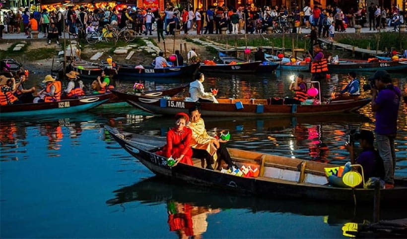Da Nang : Basket Boat Ride - Hoi An City - Release Lantern - Basket boat time in Cam Thanh Coconut Village