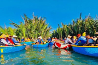 Da Nang Basket Boat Ride in Hoi An City with Release Lantern - Cam Thanh Coconut Village Basket Boat Ride: The Fun, Wet, and Very Local Part