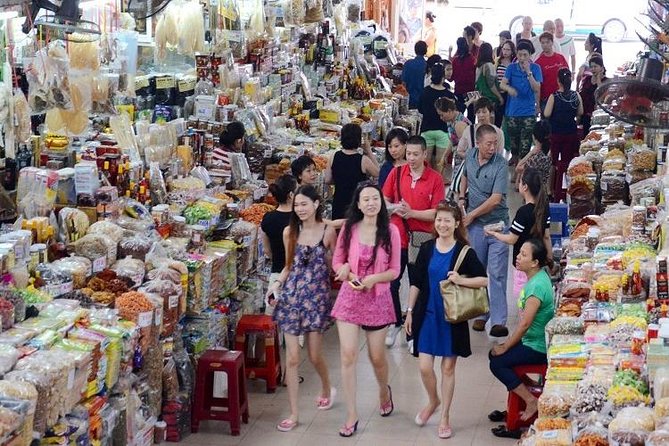 Da Nang Cycle Rickshaw Tour Private with Street Foods/Han Cruise - Han Market: French-Era Architecture and Practical Souvenirs
