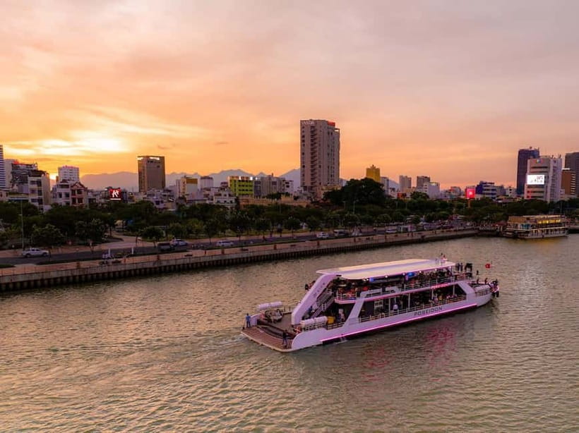 Da Nang: Experience a Magical Sunset Dinner Cruise in DN Bay - The real star: sunset cruising over Da Nang Bay and skyline photo ops