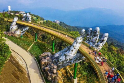 Da Nang: Golden Bridge, My Son Sanctuary, Marble Mountains - My Son Sanctuary: Champa temple towers in a mountain setting