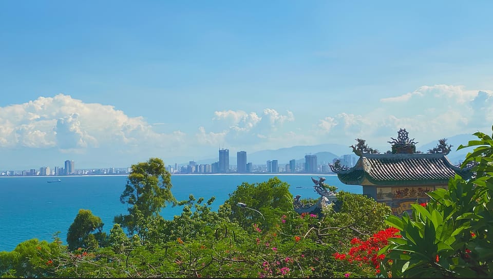 Da Nang Half day City Tour: Linh Ung, Marble & Am Phu Cave - Marble Mountains caves and tunnels: climb smart, not fast