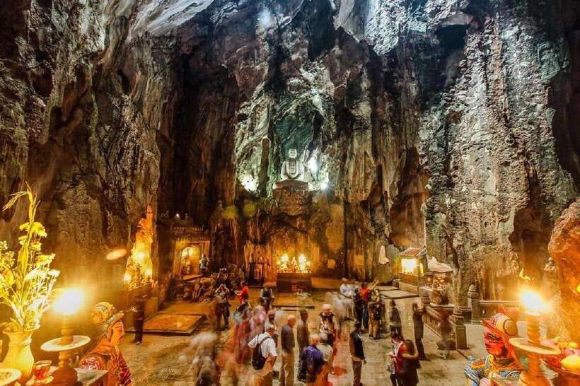 Da Nang: Marble Mountains, Am Phu Cave, and Linh Ung Pagoda - Am Phu Cave: Buddhist philosophy taught through dramatic scenes