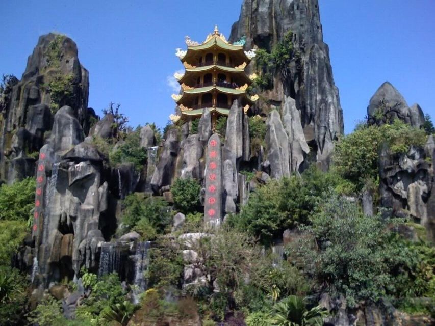 Da Nang : Marble Mountains - Lady Buddha Half Day Tour - Marble artisan village stop: watching marble carving in action