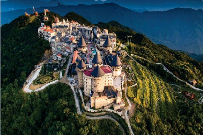 Da Nang Package Tour 4 Days 3 Nights - Day 2 morning at Ba Na Hills: Golden Bridge, French-era ruins, and the mountain viewpoint