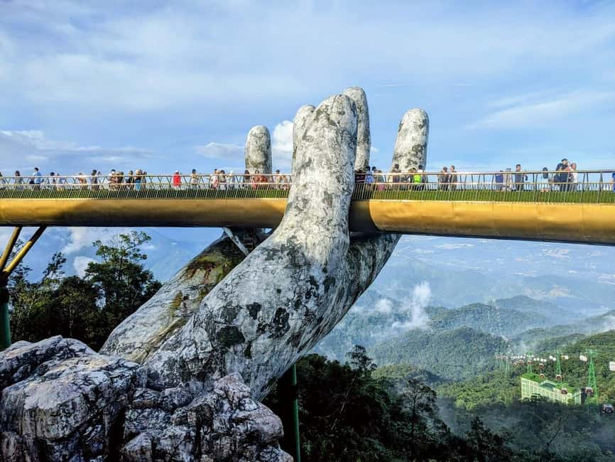 Da Nang : Private Car to Golden Bridge & BaNa Hills - Dream Stream cable car and the panorama you came for