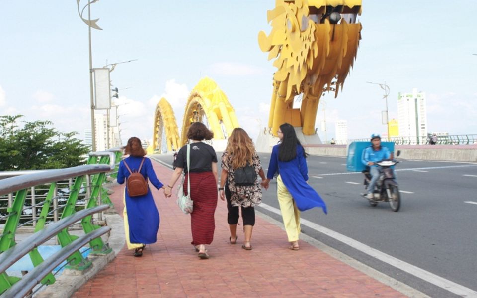 Da Nang: Private City Tour by Scooter with Ao dai Lady Rider - My Khe Beach: quick coastal reset and an easy photo stop
