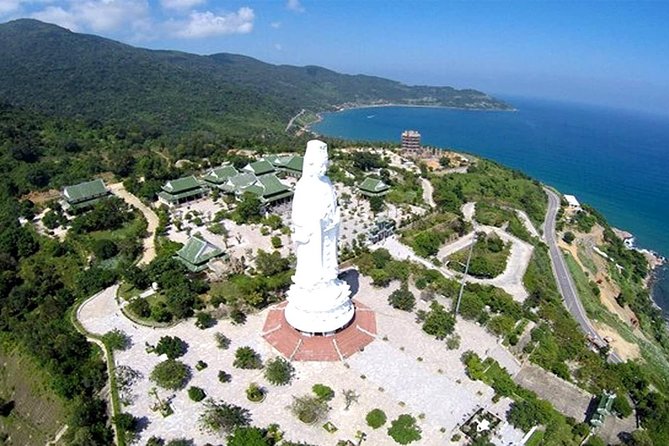 Danang Airport to Hoi An with sightseeing! - Marble Mountains: limestone peaks, element themes, and that top view