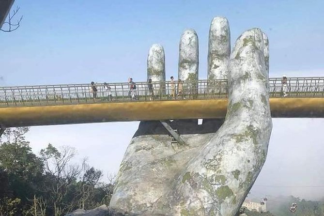 DaNang Fullday Tour-GOLDEN BRIDGE-MARBLE MOUNTAIN-MONKEY MOUNTAIN - Lady Buddha on Monkey Mountain: a viewpoint payoff with an ocean view