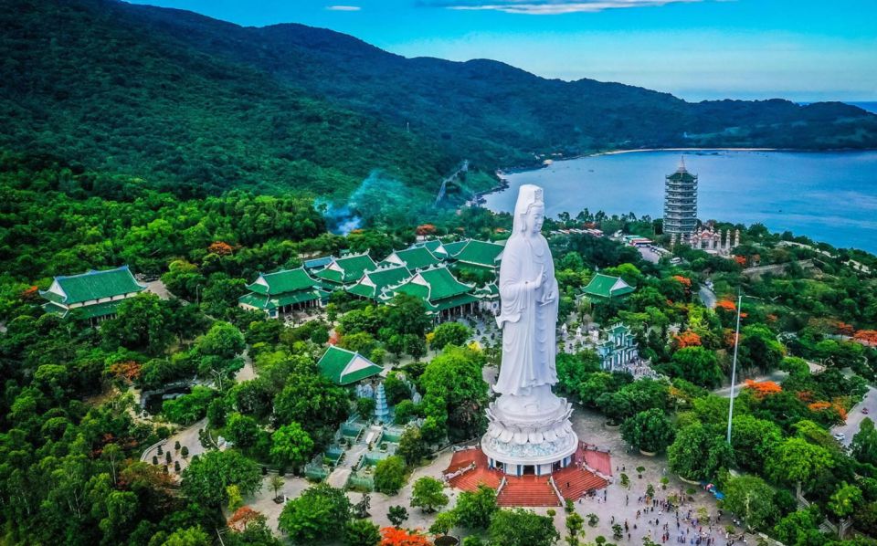 DaNang: Lady Buddha, Marble Mountain, Hoi An Town Group Tour - Marble Mountains: caves, temples, and the stairs you must respect