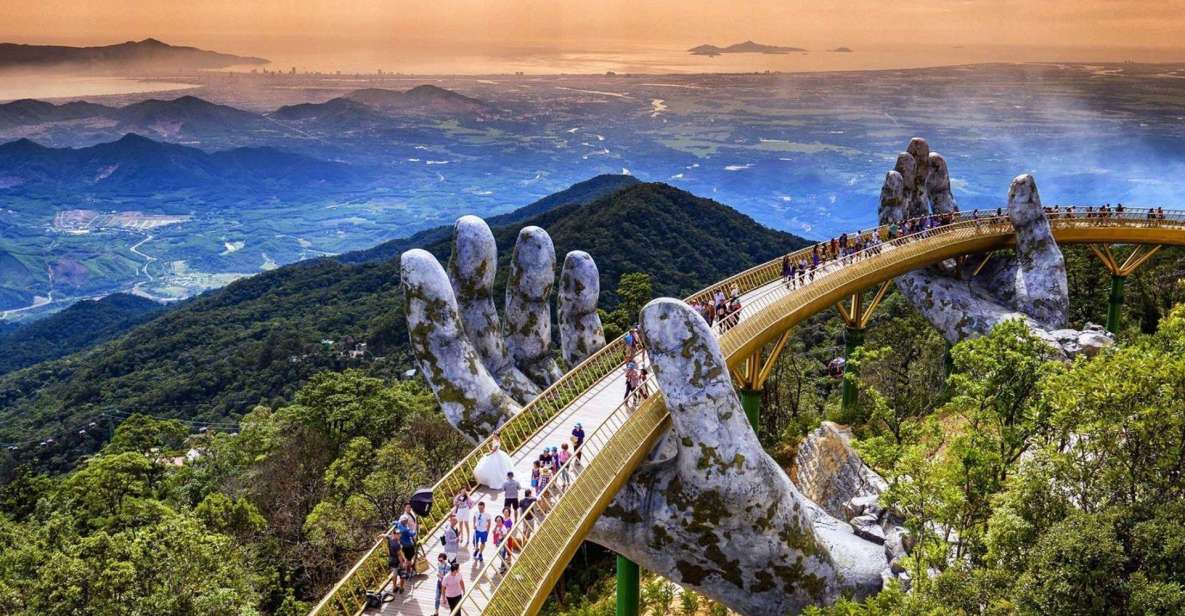 From Da Nang/Hoi An: Ba Na Hills Golden Bridge small group - Golden Bridge at the Hands: what you’ll notice first