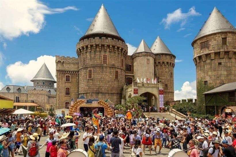 Golden Bridge - Ba Na Hills Day Trip From Hoi An or Da Nang - Fantasy Park: lots of rides, tons of free games