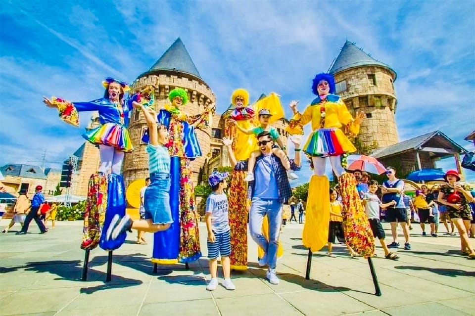 Golden Bridge Ba Na Hills Full-Day Tour from Hoi An/Da Nang - SunWorld Block: Your Longest Time at the Complex