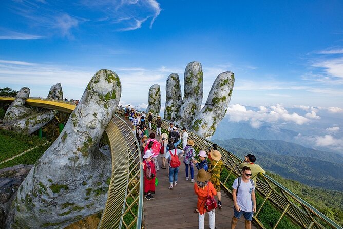 Golden Bridge -Ba Na Hills including buffet lunch ,Cable car 2 way From Da Nang - Guides and group rhythm: what a solid English guide adds