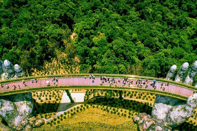 Golden Bridge Ba Na Hills with Buffets Lunch 2 ways cable car - Back on the route: Thien Cung cave and the farewell moments
