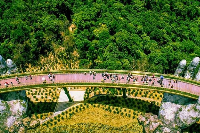 Golden Bridge & BaNa hills Group trip from DaNang/Hoi An - French Village: the mini-Europe break in the middle