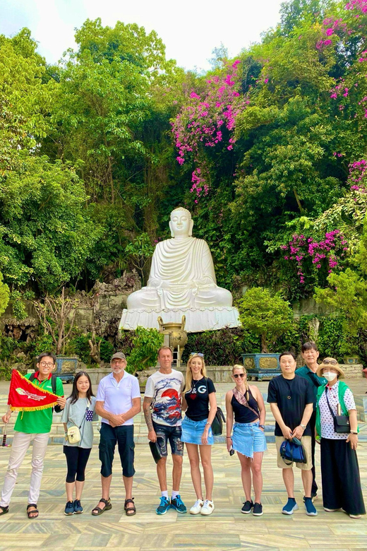 Golden Bridge - Bana Hills, Lady buddha and Marble mountains - How the day fits together: cable car morning to sunset Lady Buddha