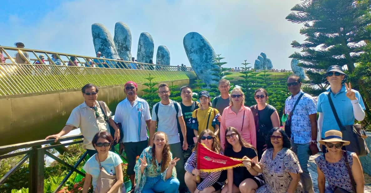 Golden Bridge - Bana Hills, Lady buddha and Marble mountains - Golden Bridge: surreal scale, guided time, and smart photo stops