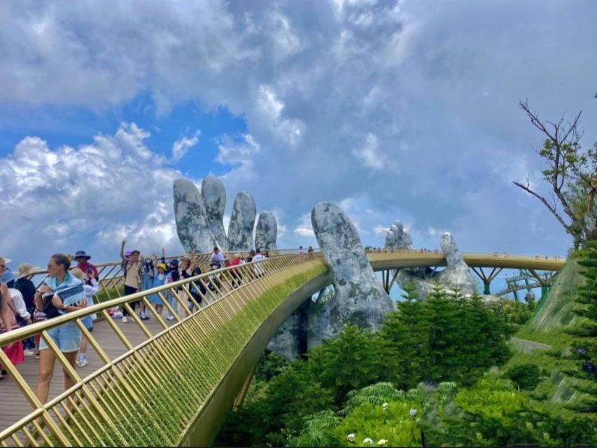 Golden Bridge- BaNa Hills & Marble Mountain By Private Car - Golden Bridge: the must-do photo check-in and nearby sights
