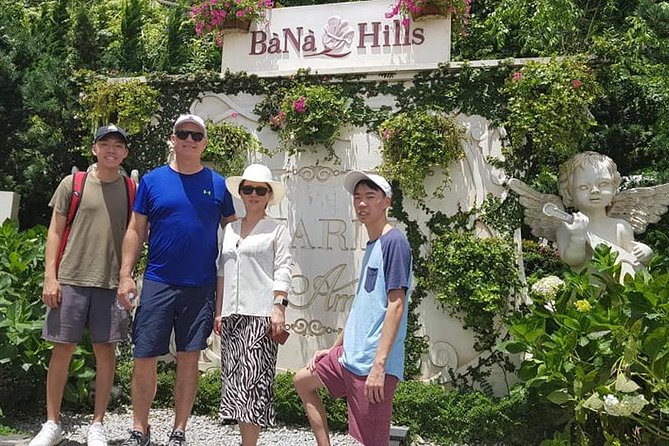 Golden Bridge-Dragon Bridge-Marble Moutain-Monkey Mountain fromHoi An or Da Nang - Son Tra Mountain and Linh Ung Pagoda: the Lady Buddha stop