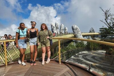 Golden Bridge & Hoi An City Tour with RiverBoat Ride-Night Market - Wine Cellar, Flower Garden, and Linh Ung Pagoda Stops
