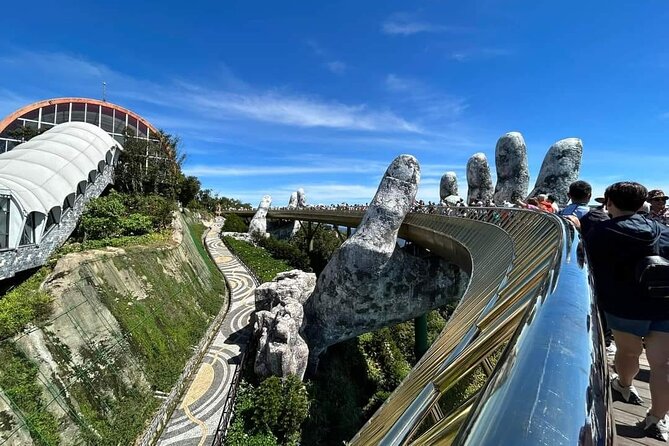 GOLDEN BRIDGE &MARBLE MOUNTAIN-AM PHU CAVE(Hell Cave)Private Tour - Am Phu Cave (Hell Cave): karma talk inside the rock