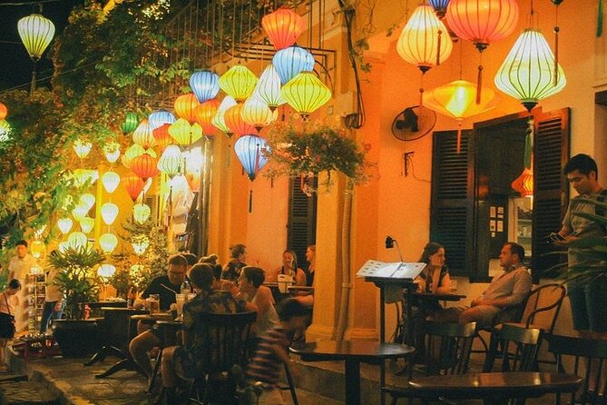 Hoi an Coconut Boat & Hoian ancient Town Tour From Danang orHoian - Hoi An Ancient Town at night: Japanese Bridge and Hoai River lantern walks