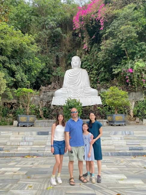 Hoi An: Marble Mountains & Monkey Mountain -Am Phu Cave Tour - Marble Mountains Climb: 146 Steps to the First Stop