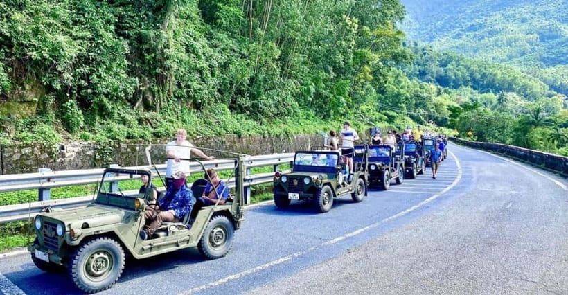 JEEP TOUR VIA HAI VAN PASS FROM HOI AN/HUE - Your road-trip day: Hoi An/Hue pick-up to Hue Center drop-off