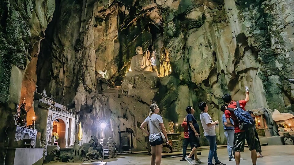 Lady Buddha, Marble Mountains and Am Phu Cave in Da Nang - Marble Mountains caves and tunnels: where the walking feels like exploring