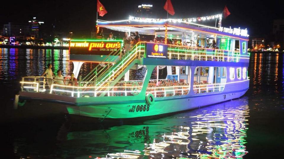 Lady Buddha, Marble Mountains, Da Nang by Night & Cruise - Dinner before the lights: a meal, a cold drink, then straight to the Han River