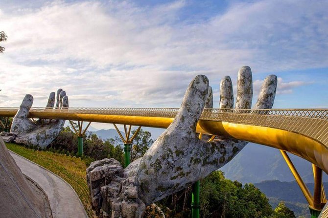 Marble Mountain - Golden Bridge - Ba Na Hills Full Day Private Tour - Fantasy Park, French Village, and the Le Jardin Wines tunnel
