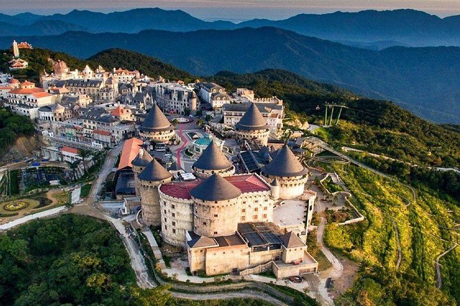 Marble Mountain - Golden Bridge - Ba Na Hills Full Day Private Tour - Marble Mountain (Thuy Mountain) caves, pagodas, and the city viewpoint