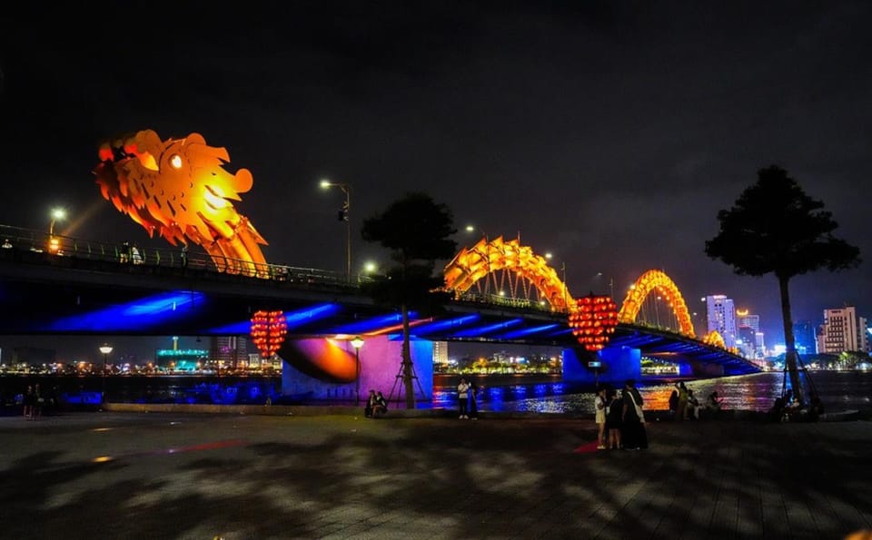 Marble Mountains - Han River Cruise -Dragon Bridge by night - Am Phu Cave: the dramatic underworld walk