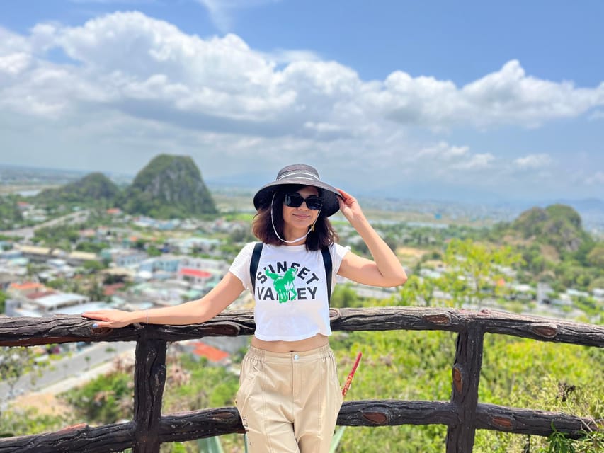 Marble Mountains - Han River Cruise -Dragon Bridge by night - Dinner in Da Nang: phở plus a drink to reset