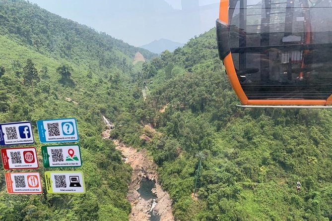 Marble Moutain - Golden Bridge - Ba Na Hill via Cable Car from Da Nang or Hoi an - Golden Bridge and the French Village Mix: Photos, Pagoda Stops, and Flower Gardens