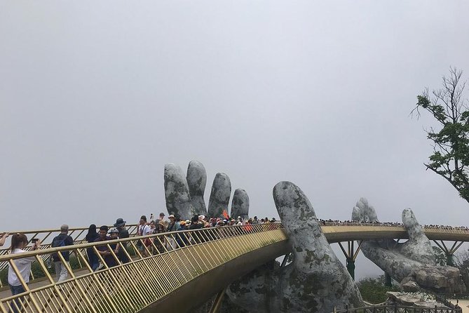 Marble Moutain - Golden Bridge - Ba Na Hill via Cable Car from Da Nang or Hoi an - Marble Mountains: Holy Pagodas, Wartime Caves, and Elevator Tickets
