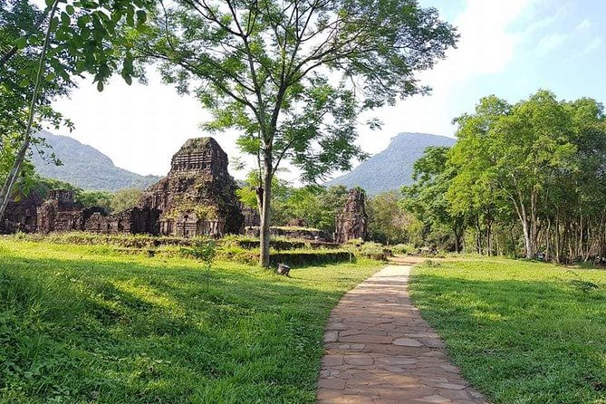 MY SON HOLYLAND-Morning or Afternoon Tour from HOI AN or DA NANG - Inside the ruins: temples across centuries, from towers to bas-reliefs