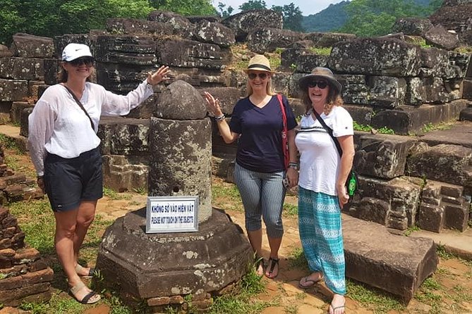 My Son Sanctuary Tour- Marble Mountain - Am Phu Cave- Hoi An City - Morning starts: hotel pickup and the flow of the day