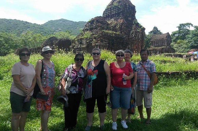 My Son Sanctuary Tour- Marble Mountain - Am Phu Cave- Hoi An City - Marble Mountains: elevator up, pagodas and caves down the route
