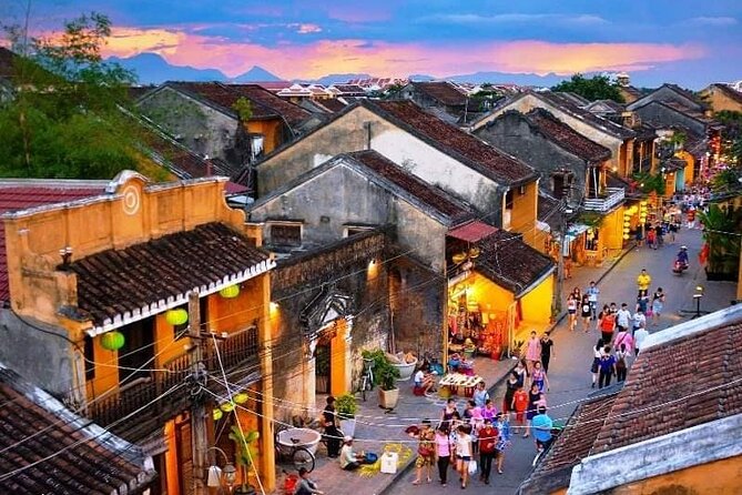 Night Boat Ride in Hoi An- Colourful Lanterns-Pick up at 16:30p.m - Old streets first: Japanese Covered Bridge, Assembly Halls, and museum time