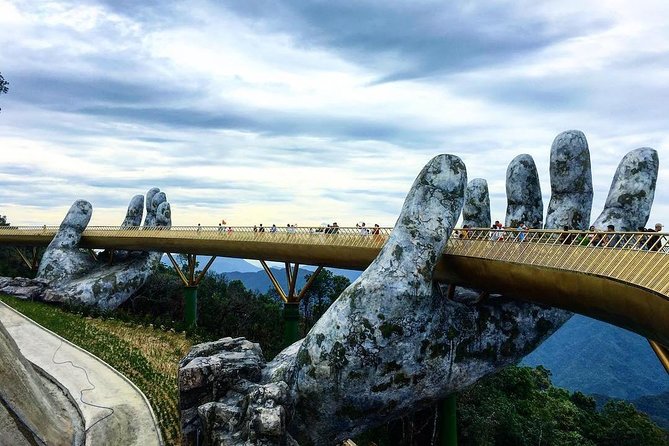 PREMIER TOUR - Discover Golden Bridge and Ba Na hill - Small group by Mini Van - The Sun World zones: French architecture, gardens, and a big Buddha