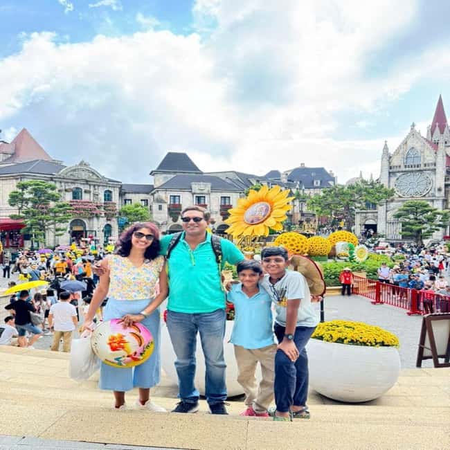Private Tour to Golden Bridge - BaNa Hills : Hoi An/DaNang - SunWorld Sun Kingdom to Fantasy Park: the “Over 90” Part