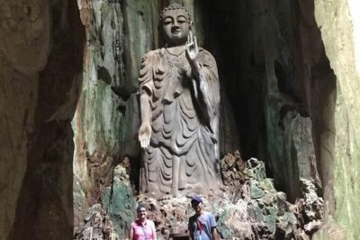 Private Transfer/tour to Marble mountain and Linh Ung temple - Stop 1: Marble Mountains—caves, tunnels, pagodas, and the craft connection