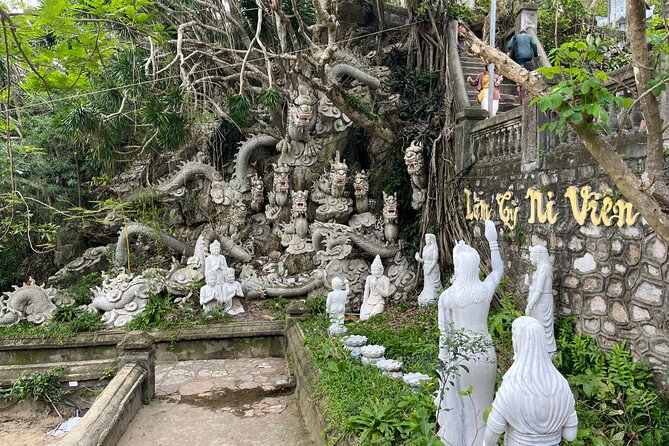 Private Transfer/tour to Marble mountain and Linh Ung temple - Stop 2: Son Tra (Monkey) Mountain—national park air and viewpoint timing